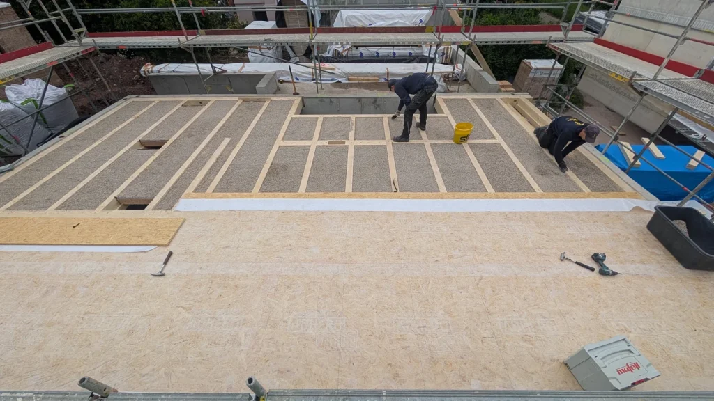 Neubau Stuttgart – Holzbau OG und DG